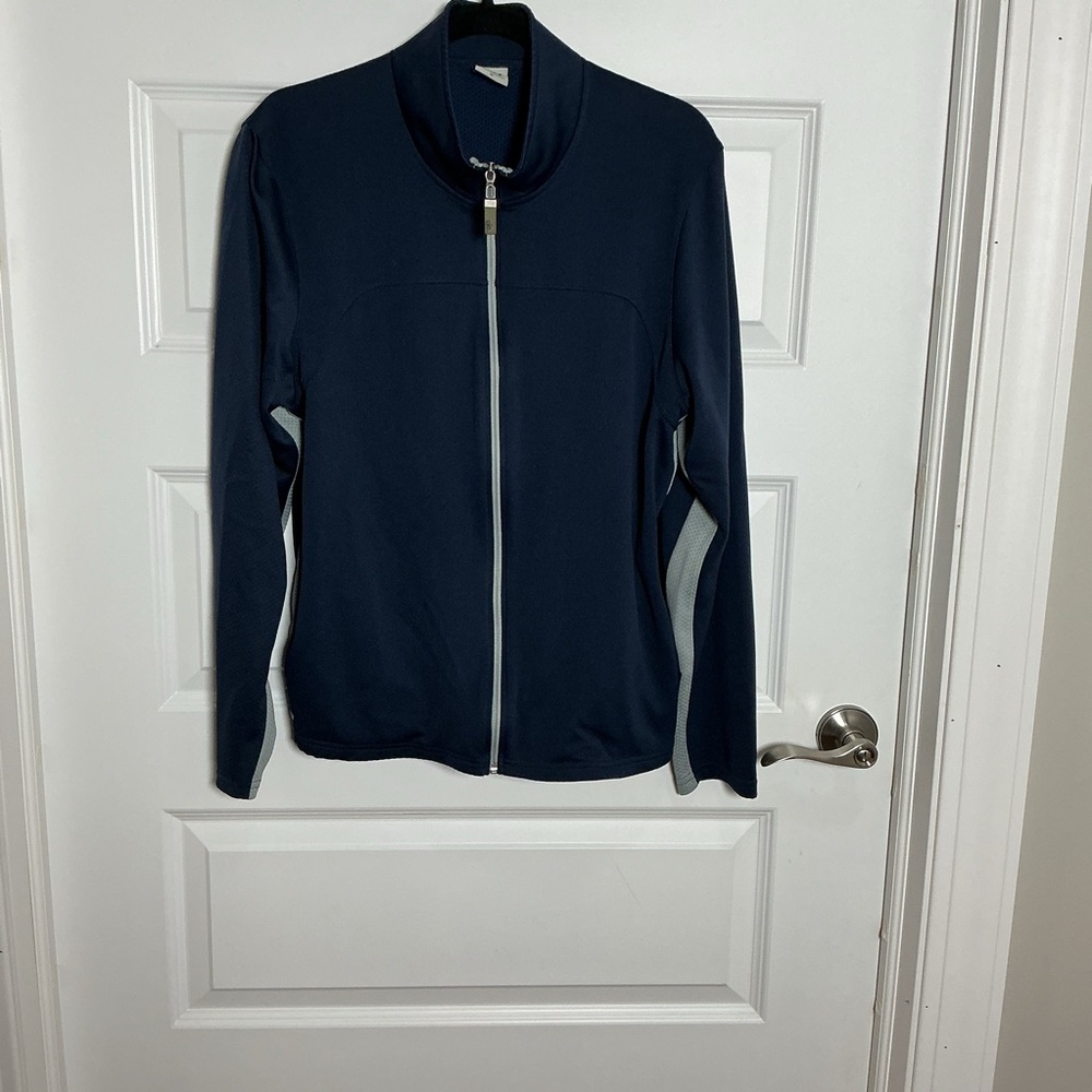 ALO Yoga Navy w/Gray Jacket Medium